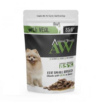 Animal World Dana Etli Küçük Irk Köpek Pouch Mama 85 Gr X 24 Adet