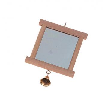 Karlie Ahşap Ayna Zilli Kuş Oyuncaği 