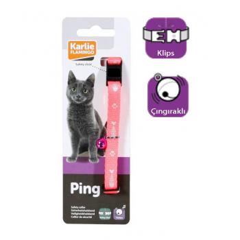 Karlie Kedi Tasmasi Çing. 30Cm Pembe