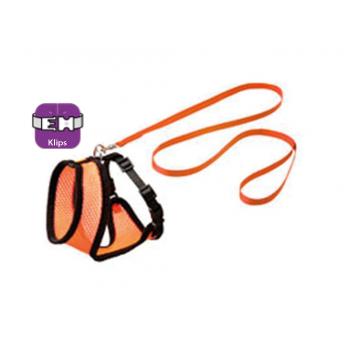 Karlie Kedi Göğüs Tasmasi 38Cm Turuncu/siyah