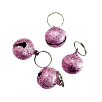 Doggie Kedi Köpek Tasma Çanı Mor Tekli 1,6*1,6 cm