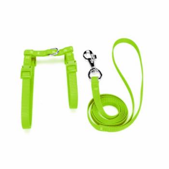 Kedi Göğüs Bel Tasması Dokuma 22/36 cm Yeşil