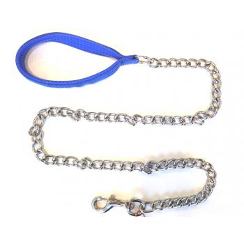Atlantik Köpek Gezdirme Zinciri 4mm*120 Cm Mavi