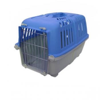 Ans Metal Kapılı Kedi Köpek Taşıma Çantası 30*32*46 cm Mavi