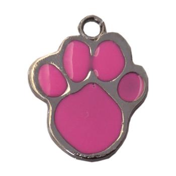 Patili Kedi Köpek İsimlik Aksesuar 2,5 cm Pembe