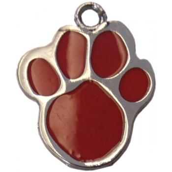 Patili Kedi Köpek İsimlik Aksesuar 2,5 cm Kırmızı