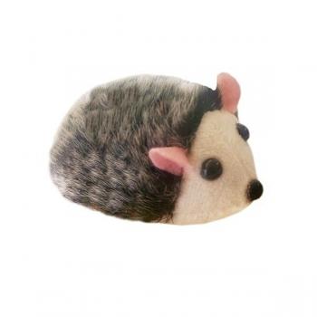 Kurmalı Titreyen Tüylü Fare Kedi Oyuncağı 7 cm Kırçıl