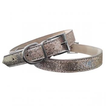 Köpek Boyun Tasması Sim İşlemeli 35*45 cm Gümüşi