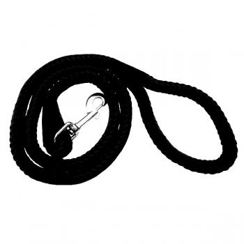 Örgü Halat Köpek Gezdirme Halatı 1 cm/70 cm Siyah