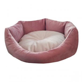 Tulyano Tay Tüyü Kedi Ve Köpek Yatağı 15*45*45 cm Pembe