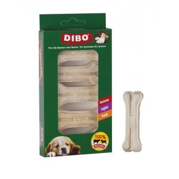 Dibo Köpek Çiğneti Pres Kemik Beyaz 20-25 gr 7 cm ( 5 Adet )