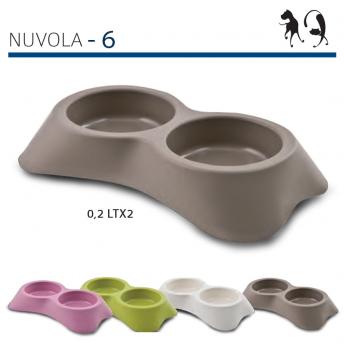 MP Bergamo İkili Kedi Köpek Mama Su Kabı 2 x 0,2 L