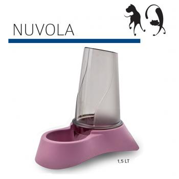 MP Nuvola Hazneli Kedi Köpek Mama Su Kabı 1,5 Litre