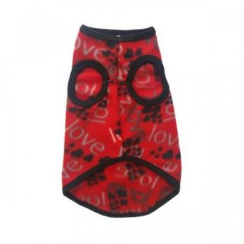 Kedi Köpek Kıyafeti Kırmızı Polar 27*15 cm XXSmall No:2