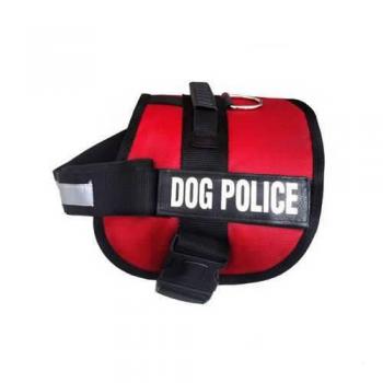 Dog Police Köpek Göğüs Tasması 75/60 cm Kırmızı Medium
