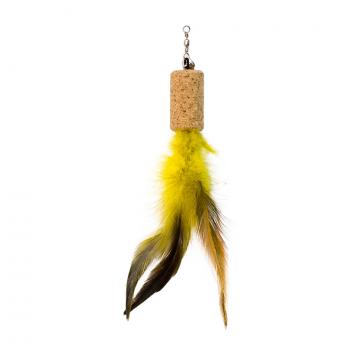 Eastland Tüylü Çıngıraklı Mantar Kedi Oyuncağı 2,2 x 4 cm