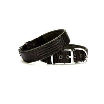 Doggie Softlu Köpek Boyun Tasması 2 cm x 40 cm Siyah