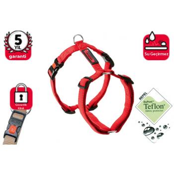 Karlie Teflon Kilitli Göğüs Tasma 45-70Cm Kirmizi