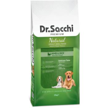 Dr.Sacchi Premium Natural Lamb&Rice Yetişkin Köpek Maması 15 kg