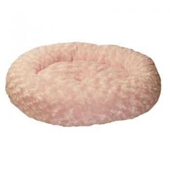 Kedi Köpek Simit Yatak Gül Desenli  58*12 cm Açık Pembe