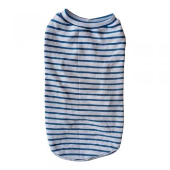 Kedi Köpek Kıyafeti Mavi Beyaz XL 38 cm