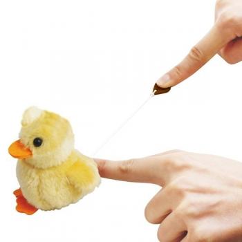 Kedi oyuncağı kurmalı hareketli civciv  8 cm