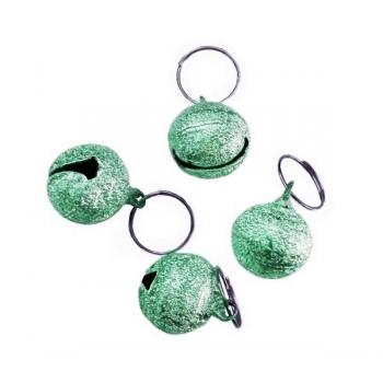 Doggie Kedi Köpek Tasma Çanı Yeşil Tekli 1,6*1,6 cm