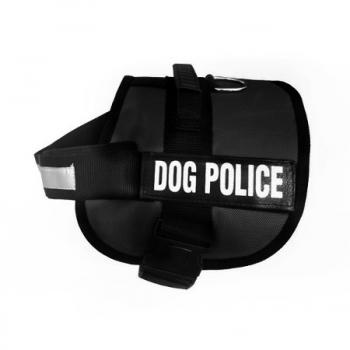 Dog Police Köpek Göğüs Tasması 75/60 cm Siyah Medium