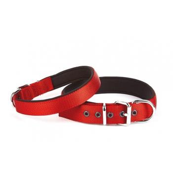 Doggie Elit Seri Dokuma Köpek Boyun Tasması 5x60-70cm Kırmızı