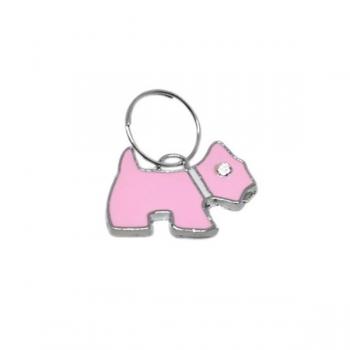 Köpek Tasma Aksesuarı İsimlik 1×2 cm Pembe