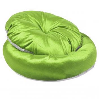 Tay Tüyü Yumuşak Kedi Köpek Yatağı 50 cm Açık Yeşil