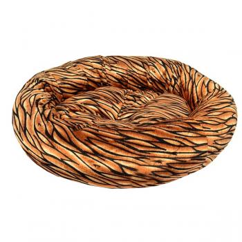 Tay Tüyü Yumuşak Kedi Köpek Yatağı 50 cm Desenli