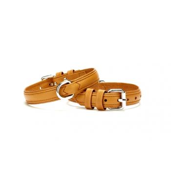 Doggie Deri Köpek Boyun Tasması 2,5x45 cm Small Kamel