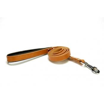 Doggie Softlu Deri Köpek Gezdirme Kayışı 1.5 cm*120 cm Kamel