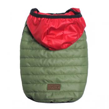 Haki Anorak Köpek Yeleği Köpek Yağmurluğu Small