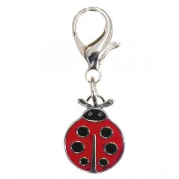 Eastland Kedi Köpek Tasma Süsü Uğur Böceği 1.5*2.5 cm Kırmızı