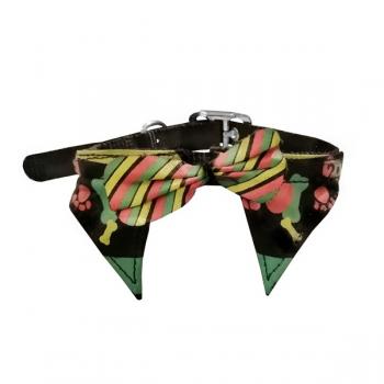 Fularlı Çiçekli Köpek Boyun Tasması 28*36 cm