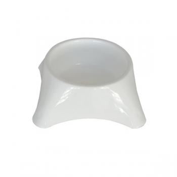 Kedi Ve Yavru Köpek Su Ve Mama Kabı 200 ml Beyaz