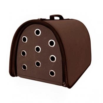 Ans Kedi Köpek Taşıma Çantası 27x30x40 cm Kahverengi