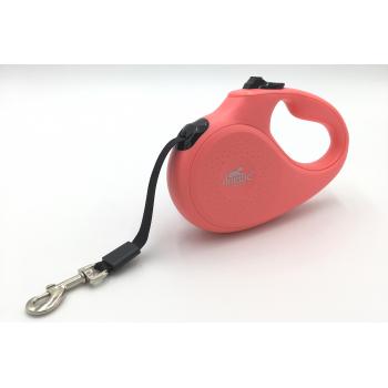 Doggie Master Seri Otomatik Makaralı Köpek Gezdirme 12 kg / 3 M Pembe