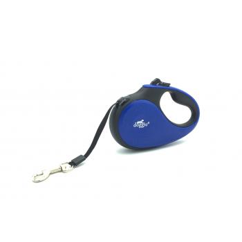 Doggie Soft Seri Otomatik Makaralı Gezdirme Tasması 12 kg / 3 M Mavi