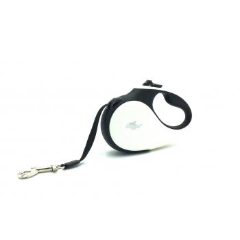 Doggie Soft Seri Otomatik Makaralı Gezdirme Tasması 15 kg / 5 M Siyah