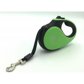 Doggie Soft Seri Otomatik Makaralı Gezdirme Tasması 50 kg / 5 M Yeşil