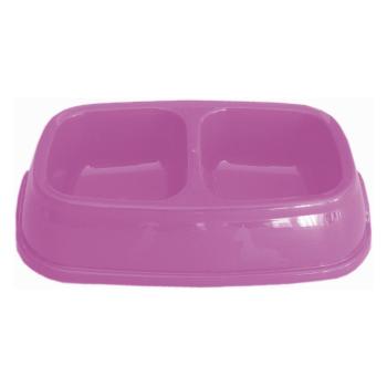 Mio İkili Plastik Mama ve Su Kabı 200 + 200 ml Pembe