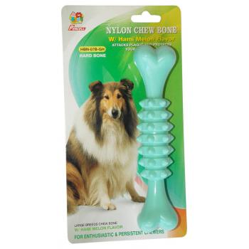 Percell Kavunlu Sert Plastik Köpek Kemiği 19 cm