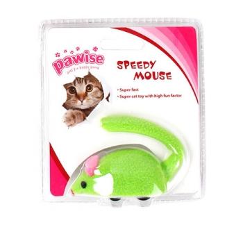 Pawise Kurmalı Fare Kedi Oyuncağı Yeşil 8 cm