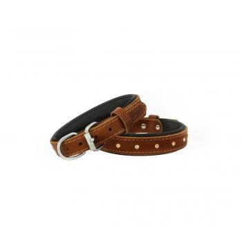 Doggie Kristal (Svarovski) Taşlı Deri Köpek Boyun Tasması 1,5x40 cm Small