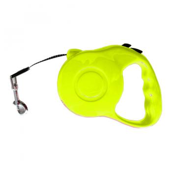 Nunbell Kedi Köpek Otomatik Gezdirme Tasması 15 kg / 3 Metre Sarı