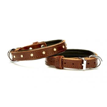 Doggie Kristal (Svarovski) Taşlı Deri Köpek Boyun Tasması 1,5x40 cm Small