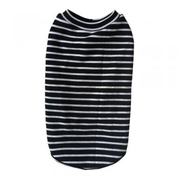 Kedi Köpek Kıyafeti Siyah Beyaz Çizgili S 24 cm